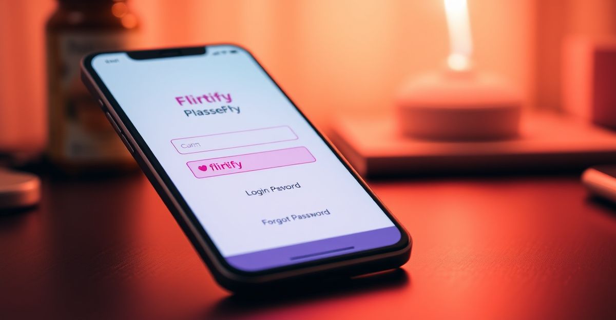Les étapes pour réinitialiser ton mot de passe Flirtify