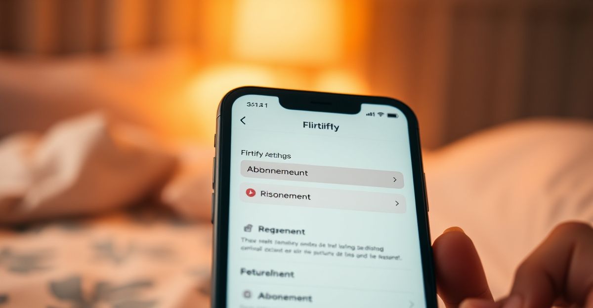 Les étapes pour annuler votre abonnement Flirtify
